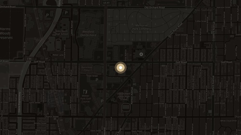 Map of 4711 Golf Rd, Skokie