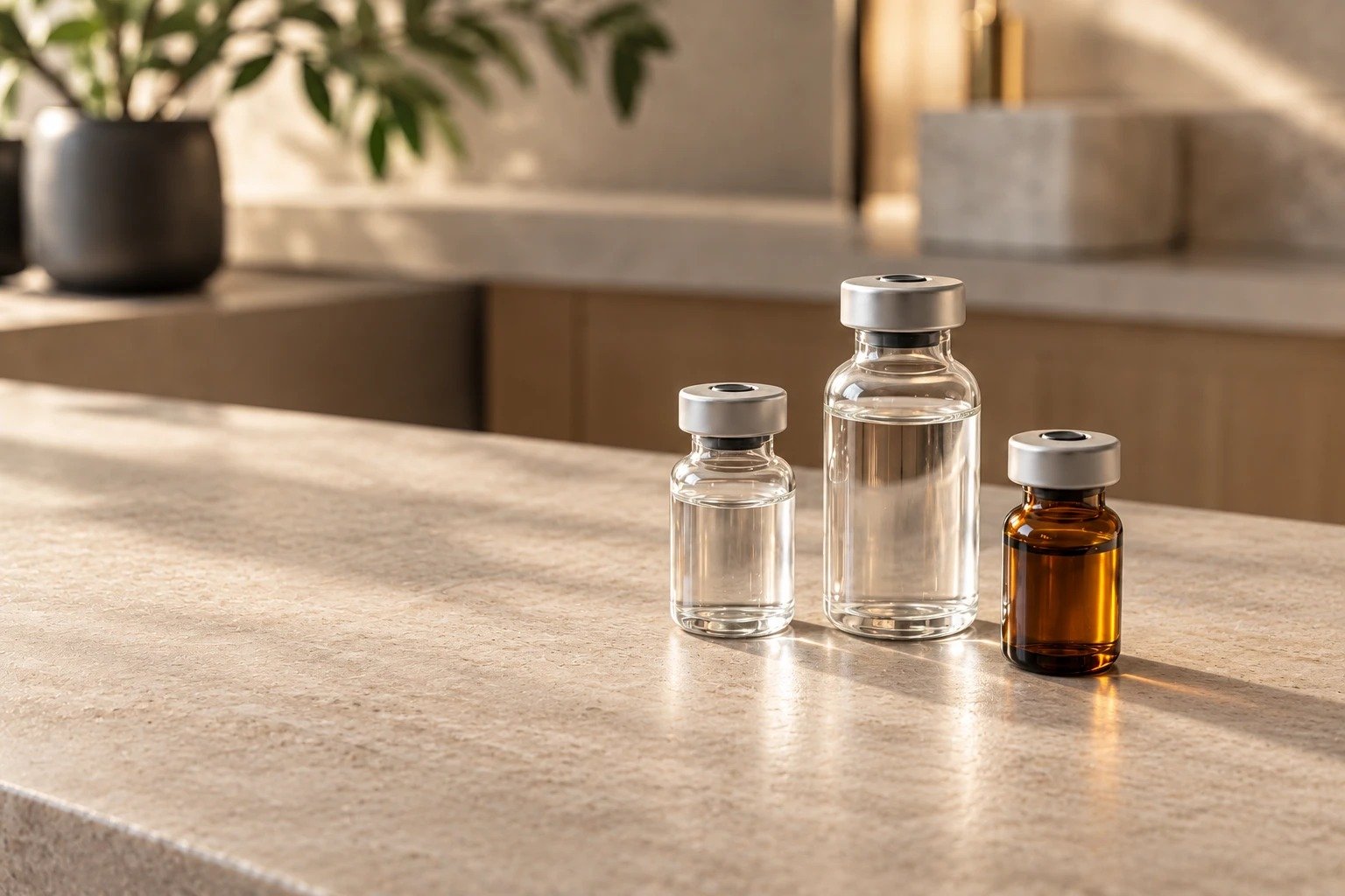 Peptide vials